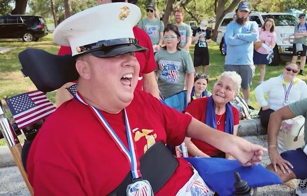 Marine Veteran Injured in Combat Receives Heartfelt Surprise